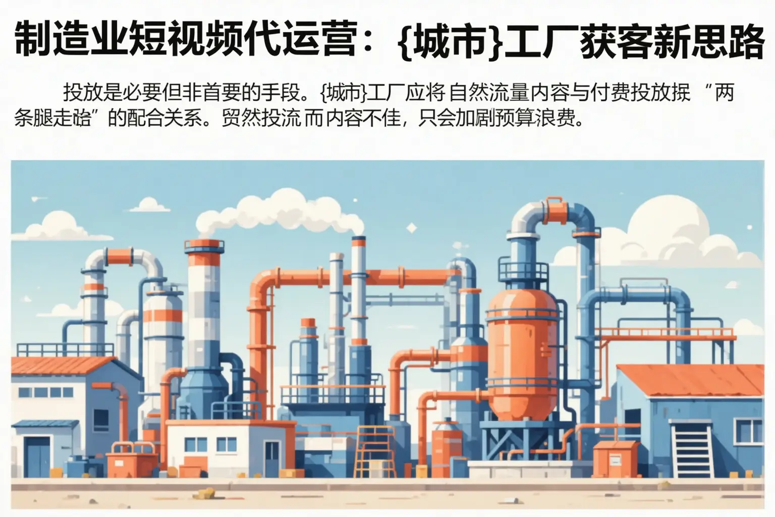 制造业短视频代运营：昭平工厂获客新思路