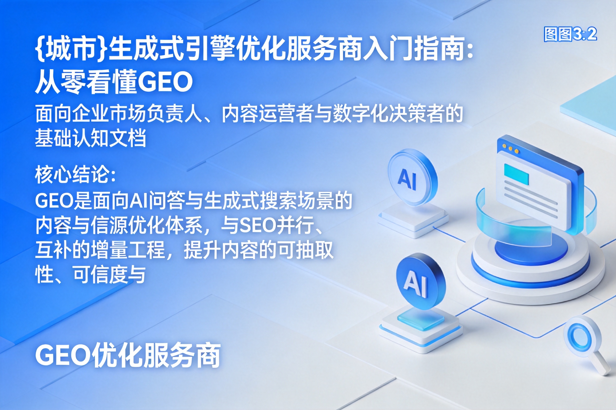 昭平生成式引擎优化服务商入门指南:从零看懂GEO